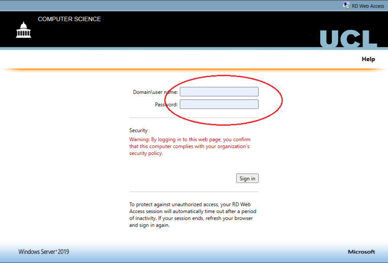 RDS – UCL Computer Science TSG